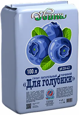 Грунт торфяной питательный для голубики, 100 л
